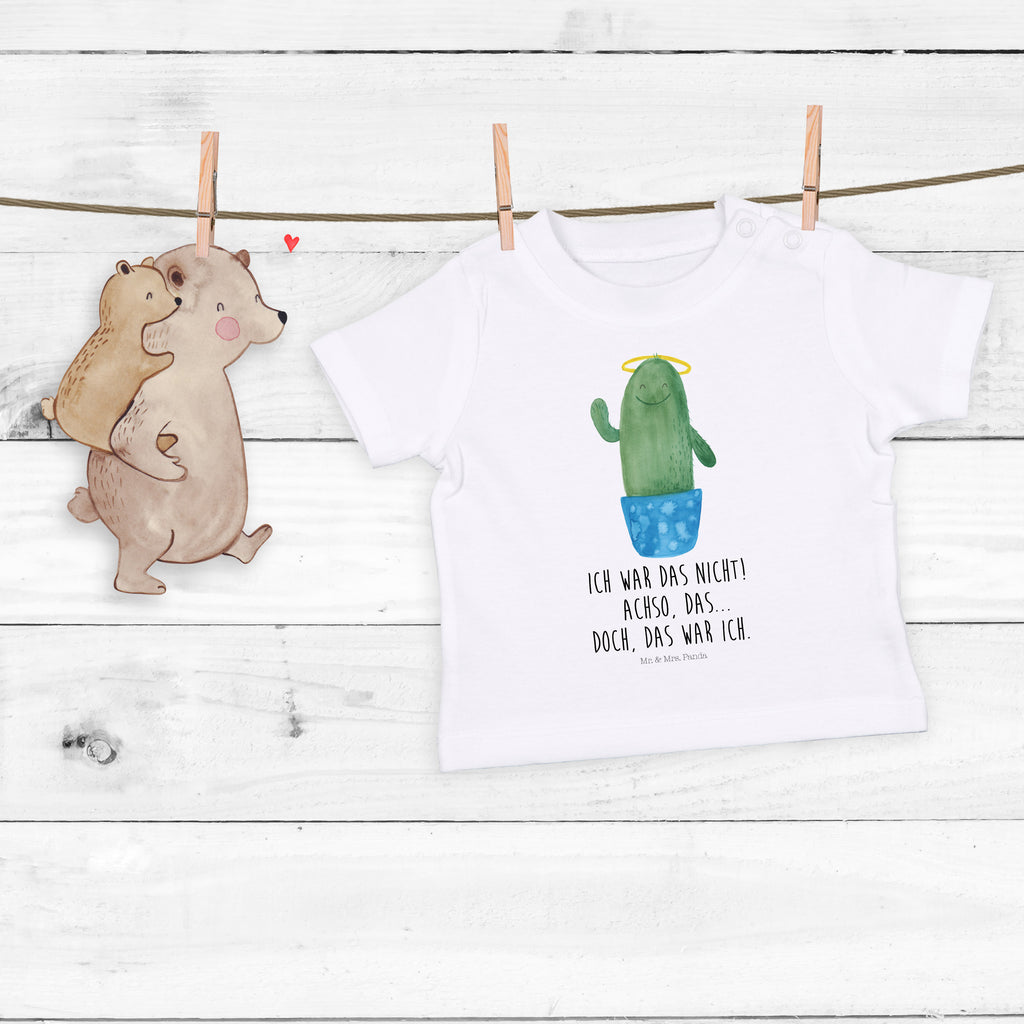 Organic Baby Shirt Kaktus Heilig Baby T-Shirt, Jungen Baby T-Shirt, Mädchen Baby T-Shirt, Shirt, Kaktus, Kakteen, frech, lustig, Kind, Eltern, Familie, Bruder, Schwester, Schwestern, Freundin, Heiligenschein
