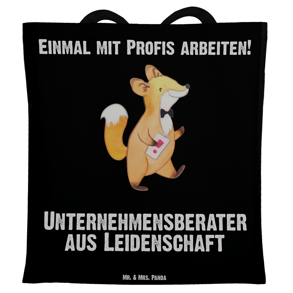 Tragetasche Unternehmensberater aus Leidenschaft Beuteltasche, Beutel, Einkaufstasche, Jutebeutel, Stoffbeutel, Tasche, Shopper, Umhängetasche, Strandtasche, Schultertasche, Stofftasche, Tragetasche, Badetasche, Jutetasche, Einkaufstüte, Laptoptasche, Beruf, Ausbildung, Jubiläum, Abschied, Rente, Kollege, Kollegin, Geschenk, Schenken, Arbeitskollege, Mitarbeiter, Firma, Danke, Dankeschön