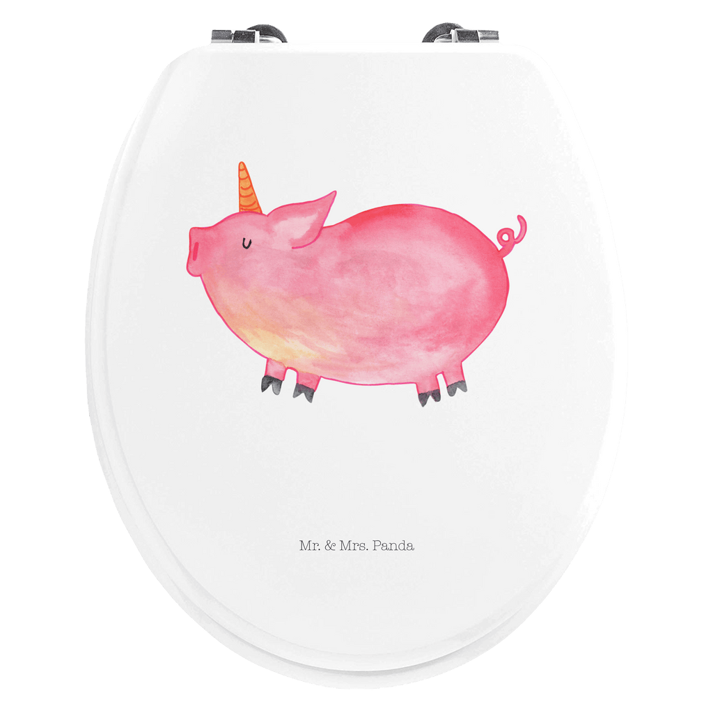 Motiv WC Sitz Einhorn Schwein Klobrille, Klodeckel, Toilettendeckel, WC-Sitz, Toilette, Einhorn, Einhörner, Einhorn Deko, Pegasus, Unicorn, Party, Spaß, Schwein, Schweinhorn, Bauer, witzig. lustig, Spruch, geschenk, Pig, Piggy, funny, english, englisch