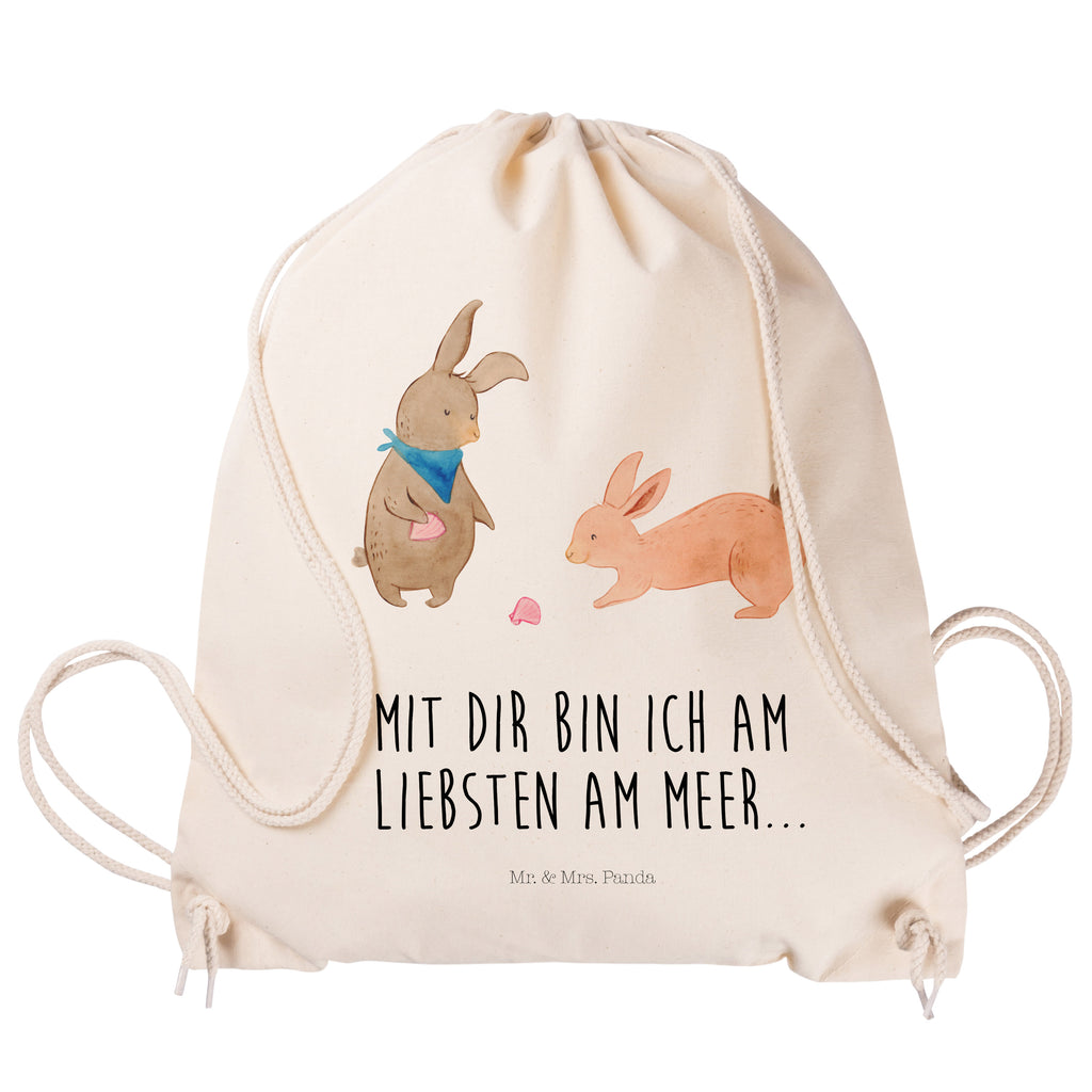 Sportbeutel Hasen Muschel Sportbeutel, Turnbeutel, Beutel, Sporttasche, Tasche, Stoffbeutel, Sportbeutel Kinder, Gymsack, Beutel Rucksack, Kleine Sporttasche, Sportzubehör, Turnbeutel Baumwolle, Familie, Vatertag, Muttertag, Bruder, Schwester, Mama, Papa, Oma, Opa, Hasen, beste Freundin, Freundin, Freundinnen, best friends, BFF, Muscheln sammeln, Muscheln, Meer