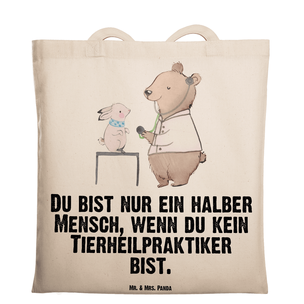 Tragetasche Tierheilpraktiker mit Herz Beuteltasche, Beutel, Einkaufstasche, Jutebeutel, Stoffbeutel, Tasche, Shopper, Umhängetasche, Strandtasche, Schultertasche, Stofftasche, Tragetasche, Badetasche, Jutetasche, Einkaufstüte, Laptoptasche, Beruf, Ausbildung, Jubiläum, Abschied, Rente, Kollege, Kollegin, Geschenk, Schenken, Arbeitskollege, Mitarbeiter, Firma, Danke, Dankeschön