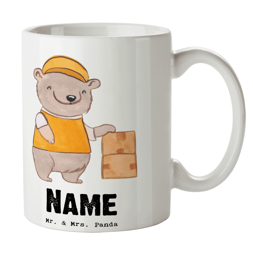 Personalisierte Tasse Lagerarbeiter mit Herz Personalisierte Tasse, Namenstasse, Wunschname, Personalisiert, Tasse, Namen, Drucken, Tasse mit Namen, Beruf, Ausbildung, Jubiläum, Abschied, Rente, Kollege, Kollegin, Geschenk, Schenken, Arbeitskollege, Mitarbeiter, Firma, Danke, Dankeschön, Lagerarbeiter, Fachlagerist, Lagerist, Lagerverwalter