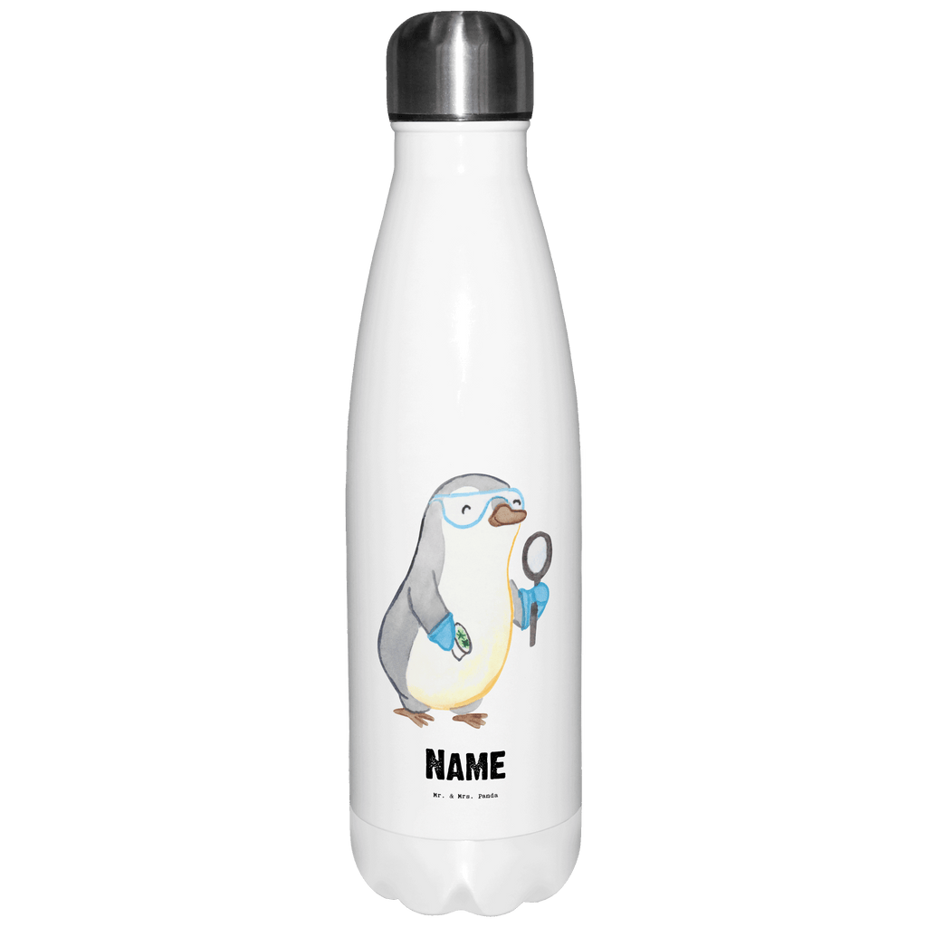 Personalisierte Thermosflasche Biologe mit Herz Personalisierte Isolierflasche, Personalisierte Thermoflasche, Personalisierte Trinkflasche, Trinkflasche Mit Namen, Wunschname, Bedrucken, Namensflasche, Beruf, Ausbildung, Jubiläum, Abschied, Rente, Kollege, Kollegin, Geschenk, Schenken, Arbeitskollege, Mitarbeiter, Firma, Danke, Dankeschön, Biologe, Biologie, Naturwissenschaftler, Labor, Studium, Bachelor, Master