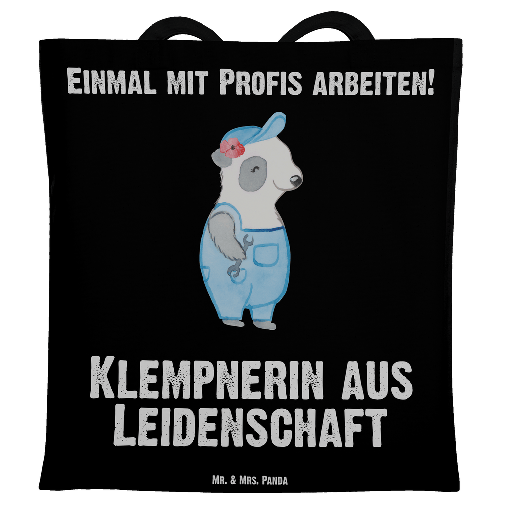 Tragetasche Klempnerin aus Leidenschaft Beuteltasche, Beutel, Einkaufstasche, Jutebeutel, Stoffbeutel, Tasche, Shopper, Umhängetasche, Strandtasche, Schultertasche, Stofftasche, Tragetasche, Badetasche, Jutetasche, Einkaufstüte, Laptoptasche, Beruf, Ausbildung, Jubiläum, Abschied, Rente, Kollege, Kollegin, Geschenk, Schenken, Arbeitskollege, Mitarbeiter, Firma, Danke, Dankeschön, Klempnerin, Handwerkerin, Installateurin, Meisterin, Gesellenprüfung, Fachbetrieb, Bauklempnerin, Sanitärinstallationen