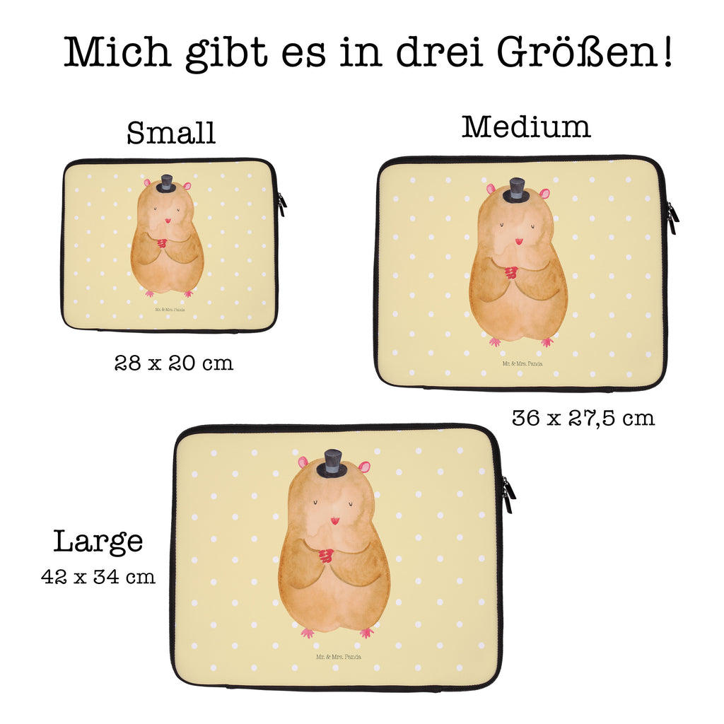 Notebook Tasche Hamster mit Hut Notebook Tasche, Laptop, Computertasche, Tasche, Notebook-Tasche, Notebook-Reisehülle, Notebook Schutz, Tiermotive, Gute Laune, lustige Sprüche, Tiere, Hamster, Hut, Magier, Zylinder, Zwerghamster, Zauberer