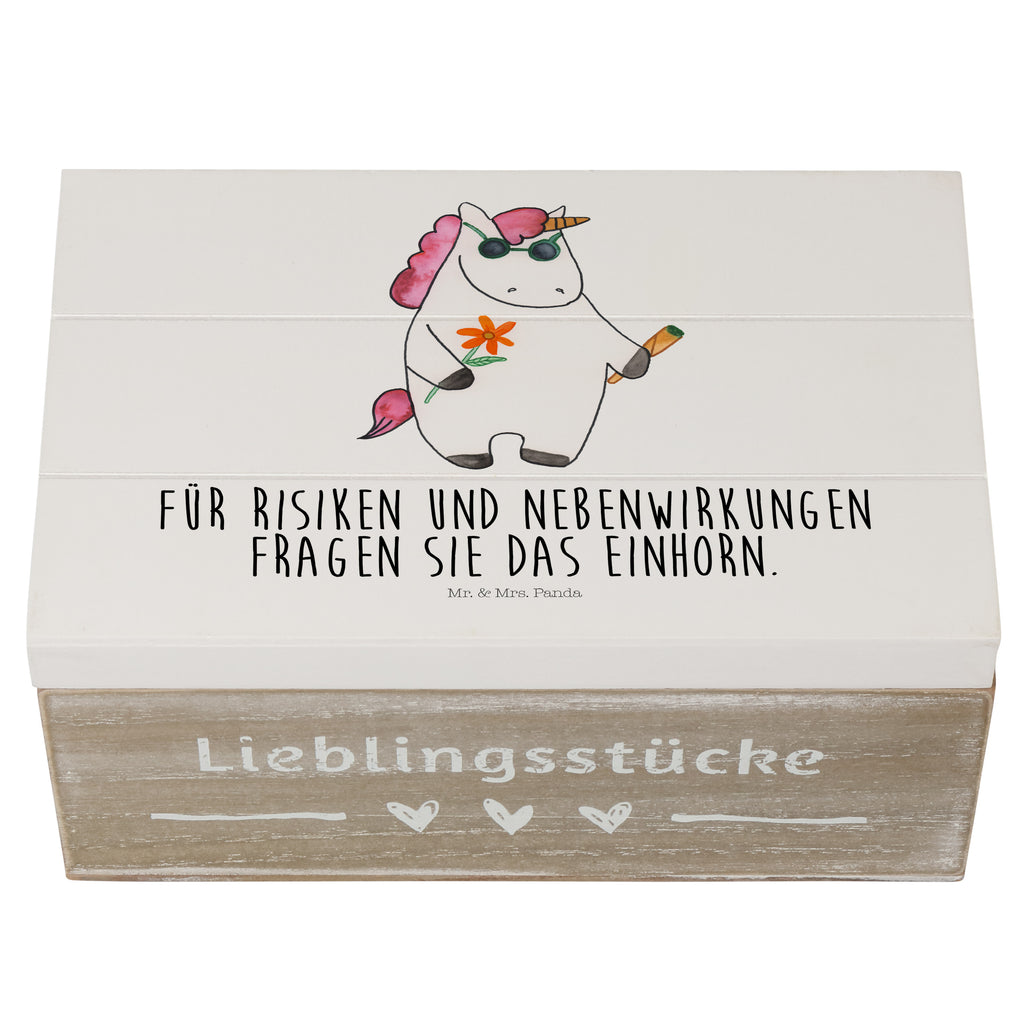 Holzkiste Einhorn Woodstock Holzkiste, Kiste, Schatzkiste, Truhe, Schatulle, XXL, Erinnerungsbox, Erinnerungskiste, Dekokiste, Aufbewahrungsbox, Geschenkbox, Geschenkdose, Einhorn, Einhörner, Einhorn Deko, Pegasus, Unicorn, Kiffen, Joint, Zigarette, Alkohol, Party, Spaß. lustig, witzig, Woodstock