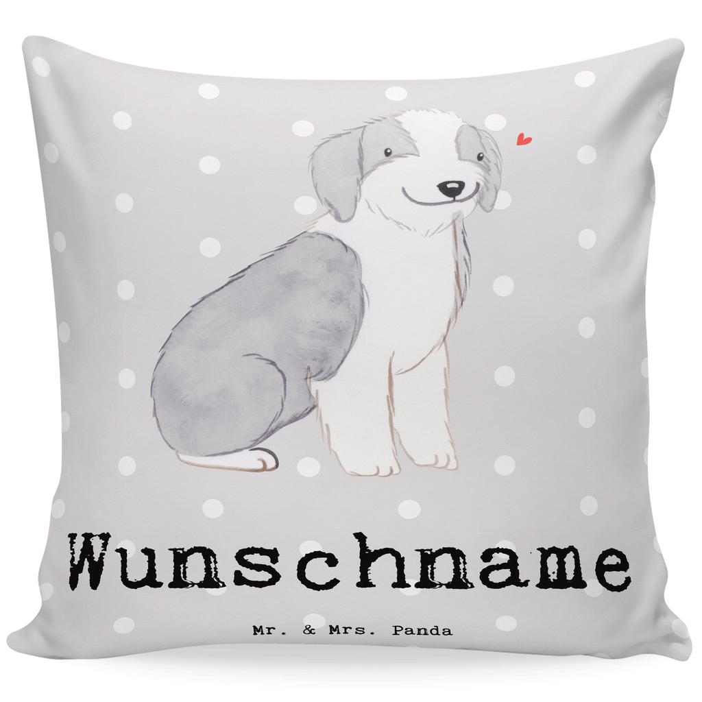 Personalisiertes Kissen Bearded Collie Lebensretter Kissen, personalisiert, Name, Wunschname, bedrucken, Kopfkissen, Hund, Hunderasse, Rassehund, Hundebesitzer, Geschenk, Tierfreund, Schenken, Welpe, Bearded Collie, britischer Hütehund