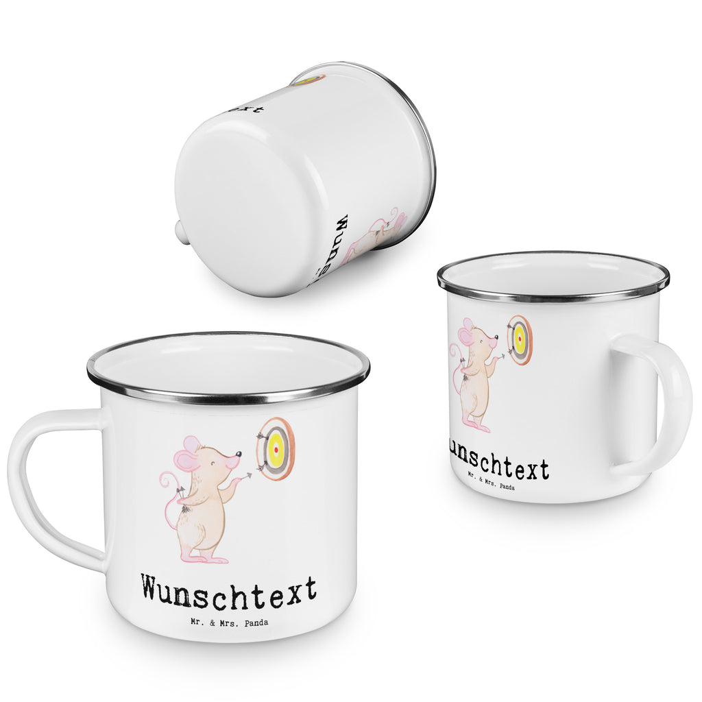 Personalisierte Emaille Tasse Maus Dart spielen Emaille Tasse personalisiert, Emaille Tasse mit Namen, Campingtasse personalisiert, Namenstasse, Campingtasse bedrucken, Campinggeschirr personalsisert, tasse mit namen, personalisierte tassen, personalisierte tasse, tasse selbst gestalten, tasse bedrucken, tassen bedrucken, Geschenk, Sport, Sportart, Hobby, Schenken, Danke, Dankeschön, Auszeichnung, Gewinn, Sportler, Dart spielen, Darten, Darts, Dart Turnier