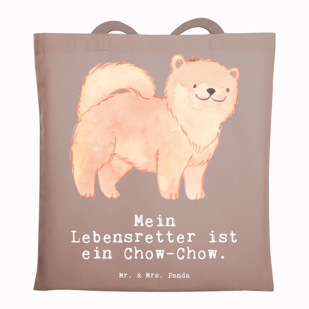 Tragetasche Chow-Chow Lebensretter Beuteltasche, Beutel, Einkaufstasche, Jutebeutel, Stoffbeutel, Hund, Hunderasse, Rassehund, Hundebesitzer, Geschenk, Tierfreund, Schenken, Welpe, Chow-Chow, Asiatischer Spitz