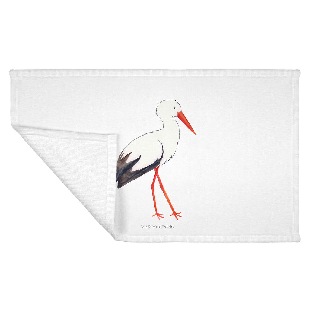 Handtuch Storch Handtuch, Badehandtuch, Badezimmer, Handtücher, groß, Kinder, Baby, Tiermotive, Gute Laune, lustige Sprüche, Tiere, Storch, Störche, Schwangerschaft, Geburt, Mutter, Mütter, Mutter werden, Schwanger, Babybauch