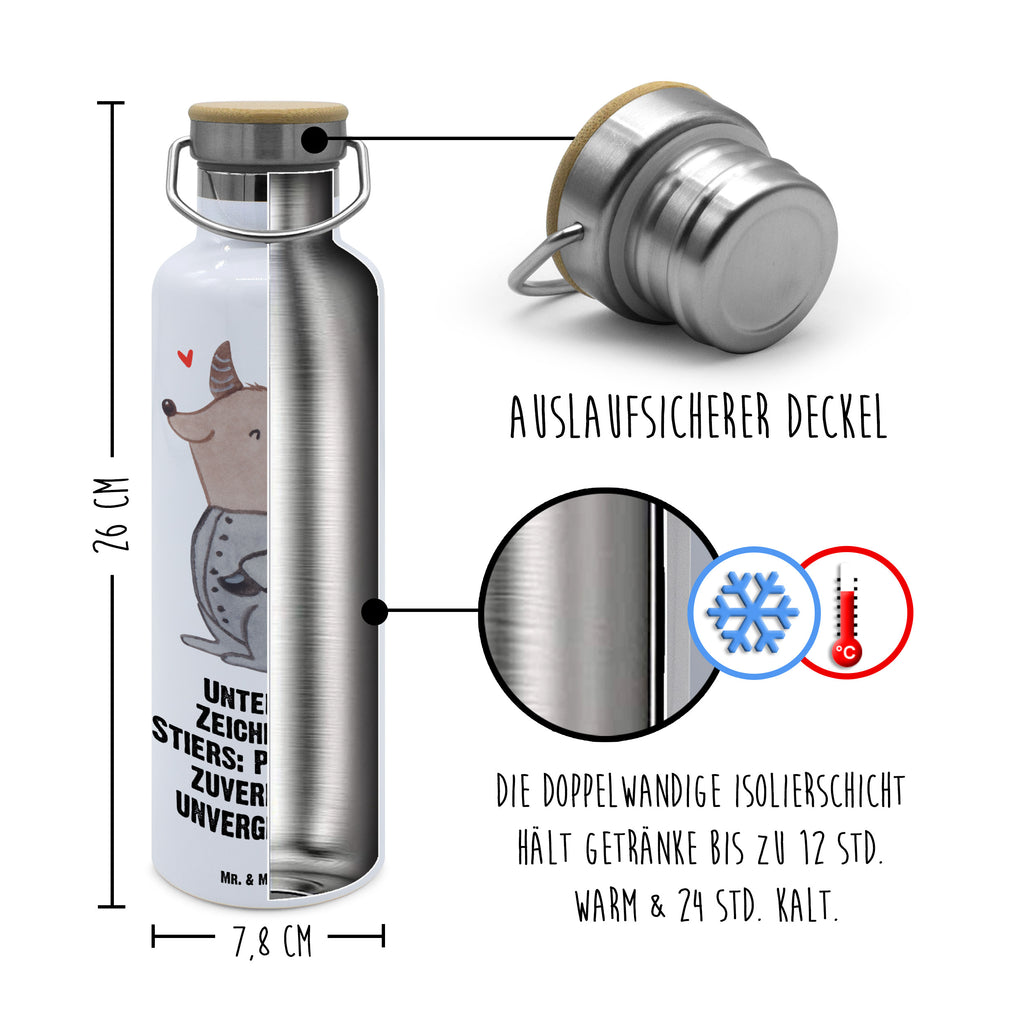 Trinkflasche Stier Astrologie Thermosflasche, Isolierflasche, Edelstahl, Trinkflasche, isoliert, Wamrhaltefunktion, Sportflasche, Flasche zum Sport, Sportlerflasche, Tierkreiszeichen, Sternzeichen, Horoskop, Astrologie, Aszendent, Stier, Geburtstagsgeschenk, Geschenk, Geschenkidee zum Geburtstag