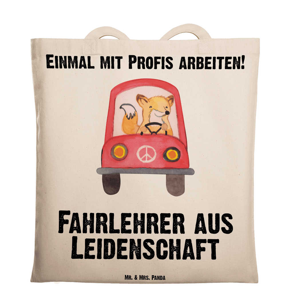 Tragetasche Fahrlehrer aus Leidenschaft Beuteltasche, Beutel, Einkaufstasche, Jutebeutel, Stoffbeutel, Tasche, Shopper, Umhängetasche, Strandtasche, Schultertasche, Stofftasche, Tragetasche, Badetasche, Jutetasche, Einkaufstüte, Laptoptasche, Beruf, Ausbildung, Jubiläum, Abschied, Rente, Kollege, Kollegin, Geschenk, Schenken, Arbeitskollege, Mitarbeiter, Firma, Danke, Dankeschön, Fahrlehrer, Fahrschule, Fahrschullehrer