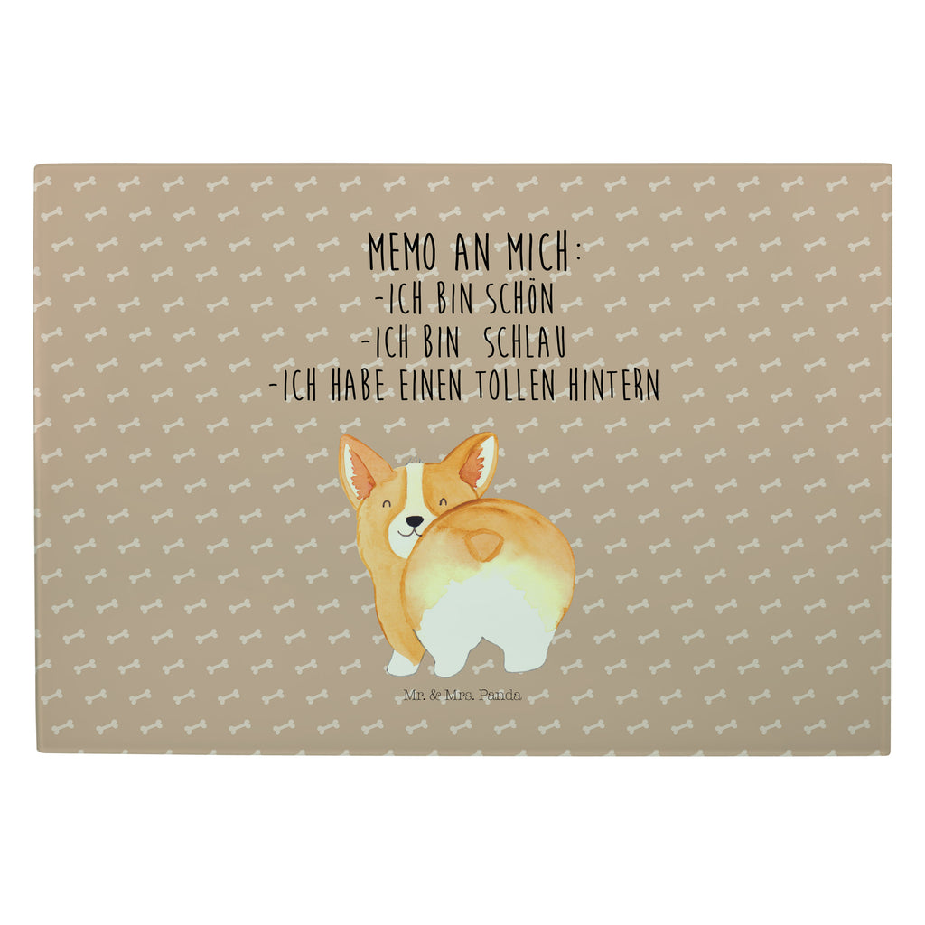 Glasschneidebrett Corgie Po Glasschneidebrett, Schneidebrett, Hund, Hundemotiv, Haustier, Hunderasse, Tierliebhaber, Hundebesitzer, Sprüche, Corgie, Hundeliebe, Motivation, Selbstliebe, Spruch