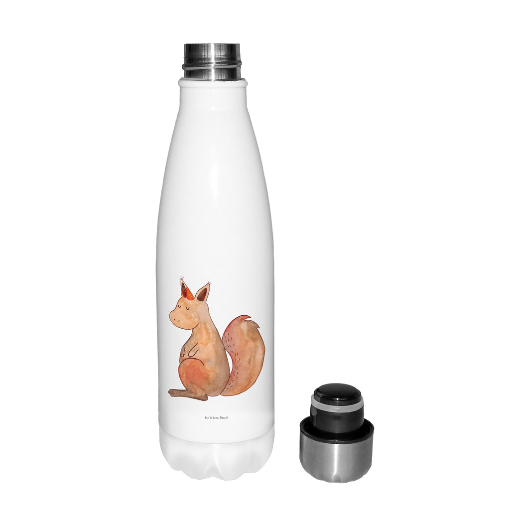 Thermosflasche Einhörnchen Glaube Isolierflasche, Thermoflasche, Trinkflasche, Thermos, Edelstahl, Einhorn, Einhörner, Einhorn Deko, Pegasus, Unicorn, Einhörnchen, Eichhörnchen, Eichhorn