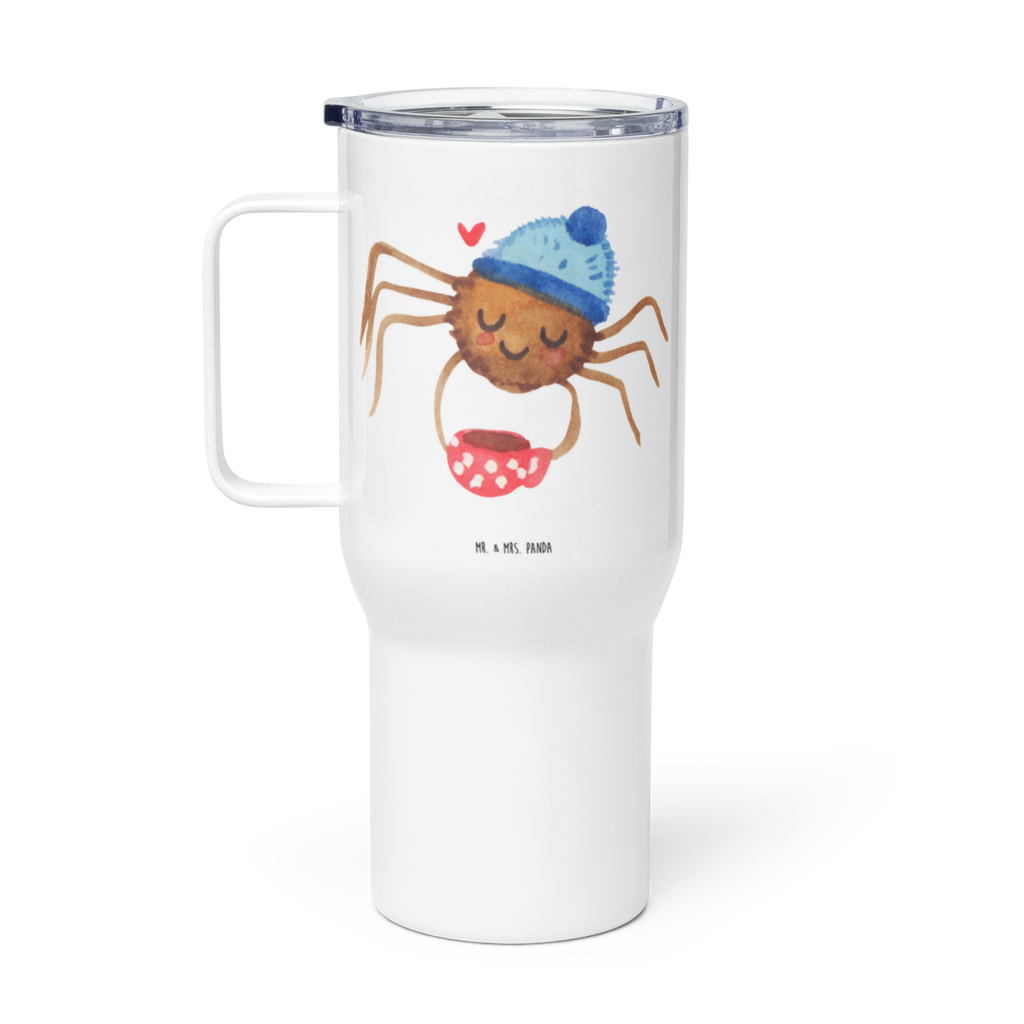 XXL Thermobecher Spinne Agathe Kaffee Thermobecher, XL Thermobecher, Reisebecher, XL Reisetasse, Großer Thermobecher, Autobecher, Jumbo Becher, Spinne Agathe, Spinne, Agathe, Videos, Merchandise, Kaffee, Morgen, Morgenmuffel, Lebensweisheiten, Weiser Spruch