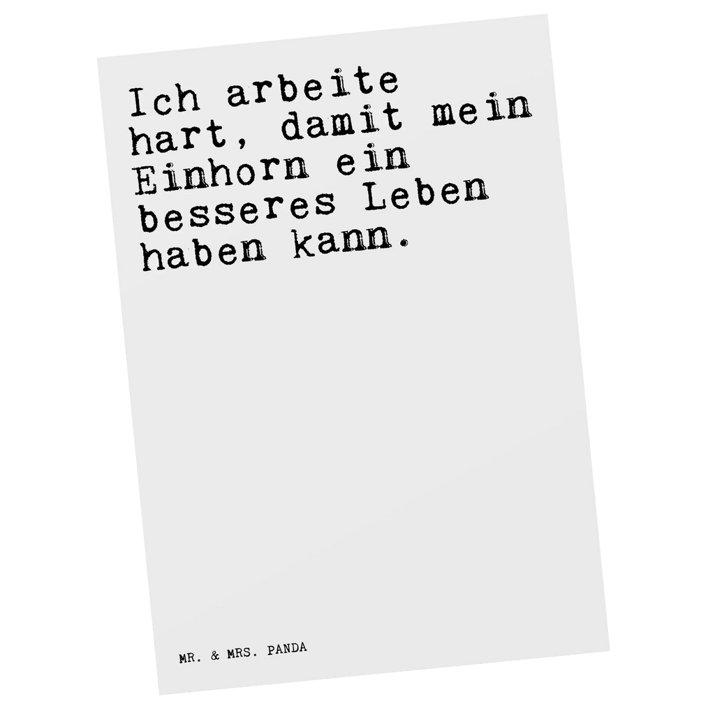 Postkarte Sprüche und Zitate Ich arbeite hart, damit mein Einhorn ein besseres Leben haben kann. Postkarte, Karte, Geschenkkarte, Grußkarte, Einladung, Ansichtskarte, Geburtstagskarte, Einladungskarte, Dankeskarte, Ansichtskarten, Einladung Geburtstag, Einladungskarten Geburtstag, Spruch, Sprüche, lustige Sprüche, Weisheiten, Zitate, Spruch Geschenke, Spruch Sprüche Weisheiten Zitate Lustig Weisheit Worte