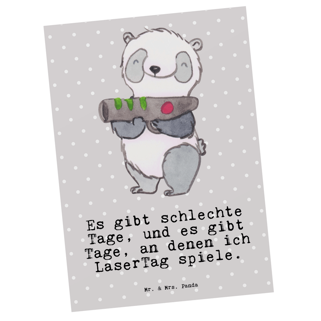 Postkarte Panda LaserTag Tage Postkarte, Karte, Geschenkkarte, Grußkarte, Einladung, Ansichtskarte, Geburtstagskarte, Einladungskarte, Dankeskarte, Ansichtskarten, Einladung Geburtstag, Einladungskarten Geburtstag, Geschenk, Sport, Sportart, Hobby, Schenken, Danke, Dankeschön, Auszeichnung, Gewinn, Sportler, Lasertag, Lasergame Zentrum, Laser Tag Party