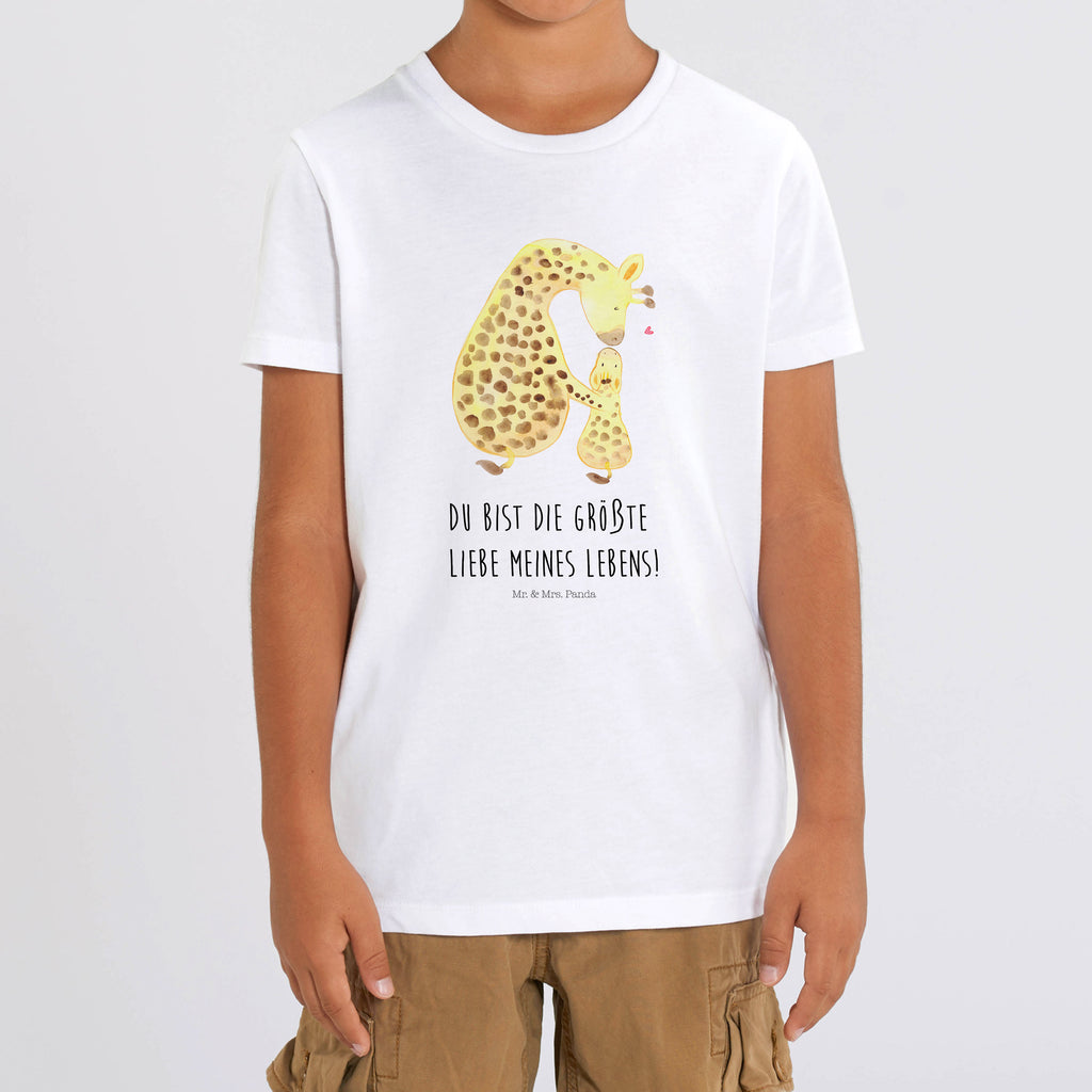 Organic Kinder T-Shirt Giraffe Kind Kinder T-Shirt, Kinder T-Shirt Mädchen, Kinder T-Shirt Jungen, Afrika, Wildtiere, Giraffe, Kind, Mutter, Mama, Tochter, Sohn, Lieblingsmensch