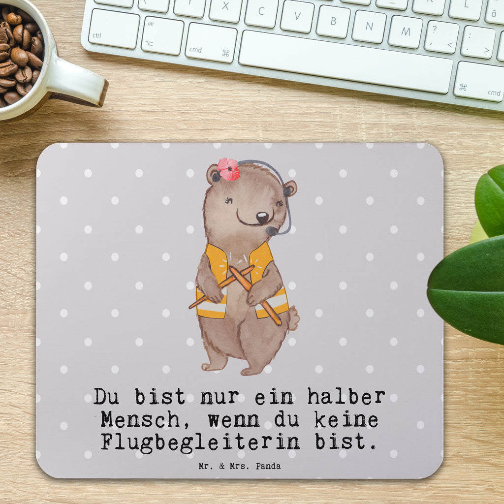 Mauspad Flugbegleiterin mit Herz Mousepad, Computer zubehör, Büroausstattung, PC Zubehör, Arbeitszimmer, Mauspad, Einzigartiges Mauspad, Designer Mauspad, Mausunterlage, Mauspad Büro, Beruf, Ausbildung, Jubiläum, Abschied, Rente, Kollege, Kollegin, Geschenk, Schenken, Arbeitskollege, Mitarbeiter, Firma, Danke, Dankeschön, Flugbegleiterin, Stewardess, Flugstewardess, Flight-Attendant