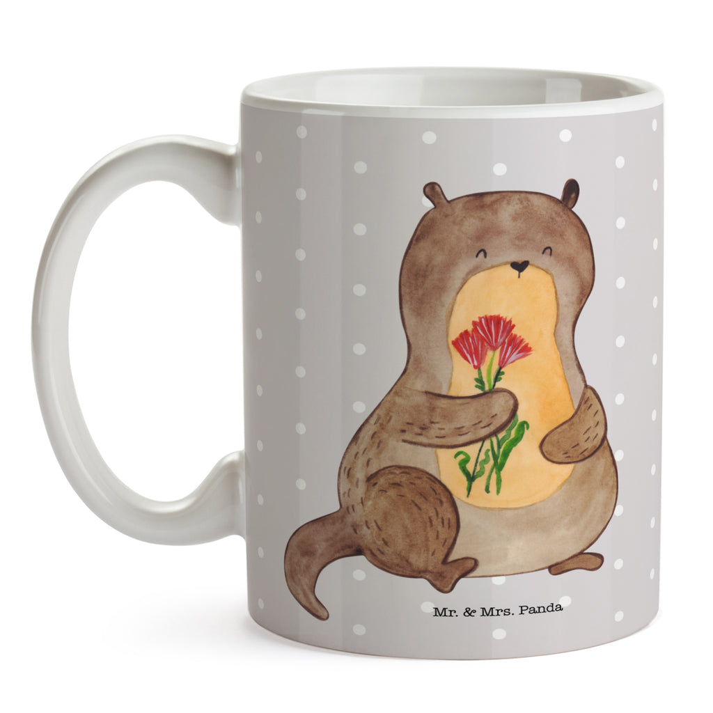 Tasse Otter Blumenstrauß Tasse, Kaffeetasse, Teetasse, Becher, Kaffeebecher, Teebecher, Keramiktasse, Porzellantasse, Büro Tasse, Geschenk Tasse, Tasse Sprüche, Tasse Motive, Kaffeetassen, Tasse bedrucken, Designer Tasse, Cappuccino Tassen, Schöne Teetassen, Otter, Fischotter, Seeotter, Otter Seeotter See Otter