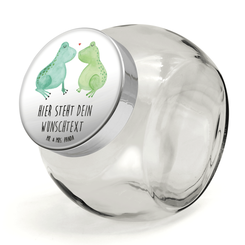 Personalisiertes Bonbonglas Frosch Liebe Vorratsdose, Vorratsbehälter, Süßigkeitenglas, Süßigkeitendose, Kaffeedose, Müslidose, Teedose, Keksbehälter, Keksedose, Glasdose, Glasbälter, Vorratsglas, Küchenbehälter, Aufbewahrungsdose, Aufbewahungsglas, Gewürzdose, Küchenorganizer, Snackdose, Liebe, Partner, Freund, Freundin, Ehemann, Ehefrau, Heiraten, Verlobung, Heiratsantrag, Liebesgeschenk, Jahrestag, Hocheitstag, Verliebt, Verlobt, Verheiratet, Geschenk Freundin, Geschenk Freund, Liebesbeweis, Hochzeitstag, Geschenk Hochzeit, Frosch, Frösche, Froschkönig, Fröschchen