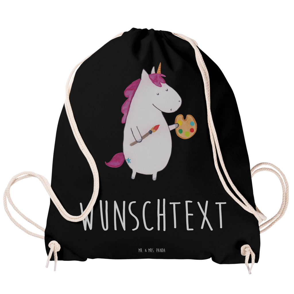 Personalisierter Sportbeutel Einhorn Künstler Personalisierter Sportbeutel, Personalisierter Beutel, Personalisierte Sporttasche, Personalisierter Tasche, Personalisierter Stoffbeutel, Personalisierter Sportbeutel Kinder, Sportbeutel mit Namen, Turnbeutel mit Namen, Beutel mit Namen, Sporttasche mit Namen, Tasche mit Namen, Stoffbeutel mit Namen, Sportbeutel Kinder mit Namen, Wunschtext, Wunschnamen, Personalisierbar, Personalisierung, Einhorn, Einhörner, Einhorn Deko, Pegasus, Unicorn, Englisch, Künstler, Artist, Malen, Zeichnen, Welt, Farbe, Stift, Pinsel, Geschenk, Maler