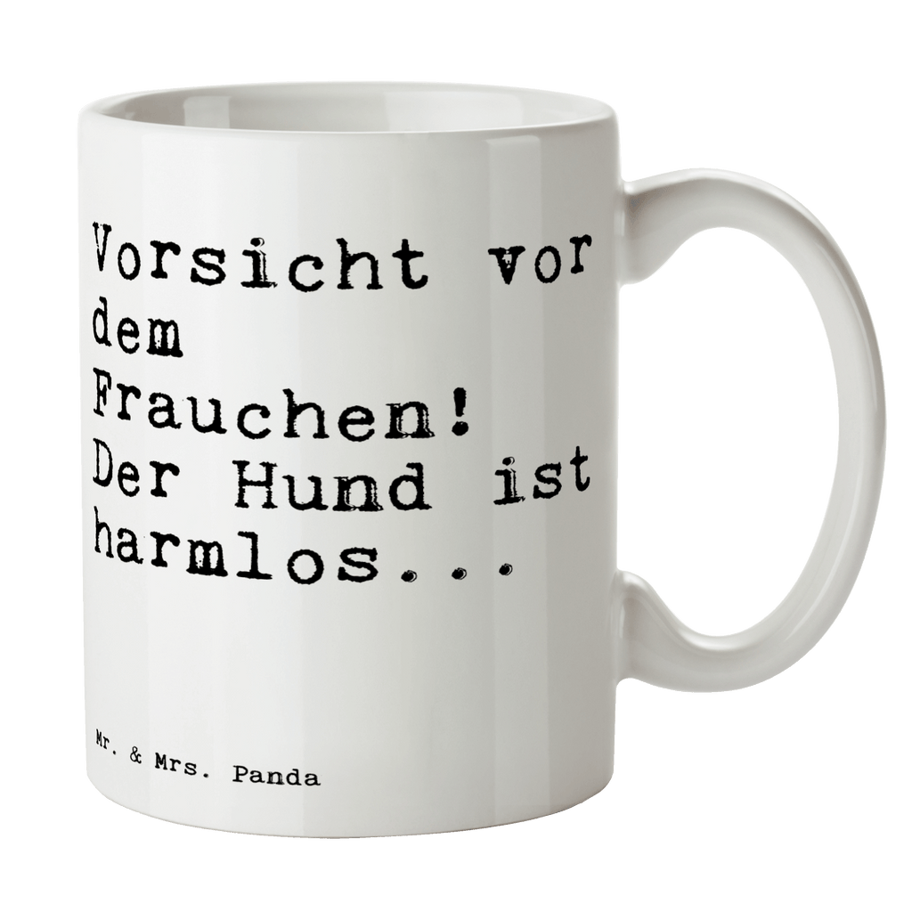 Tasse Sprüche und Zitate Vorsicht vor dem Frauchen! Der Hund ist harmlos... Tasse, Kaffeetasse, Teetasse, Becher, Kaffeebecher, Teebecher, Keramiktasse, Porzellantasse, Büro Tasse, Geschenk Tasse, Tasse Sprüche, Tasse Motive, Kaffeetassen, Tasse bedrucken, Designer Tasse, Cappuccino Tassen, Schöne Teetassen, Spruch, Sprüche, lustige Sprüche, Weisheiten, Zitate, Spruch Geschenke, Spruch Sprüche Weisheiten Zitate Lustig Weisheit Worte