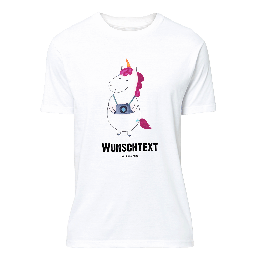 Personalisiertes T-Shirt Einhorn Fotograf T-Shirt Personalisiert, T-Shirt mit Namen, T-Shirt mit Aufruck, Männer, Frauen, Wunschtext, Bedrucken, Einhorn, Einhörner, Einhorn Deko, Pegasus, Unicorn, Fotograf, Fotografie, Kamera, Reisen, Weltreise, Weltenbummler, Urlaub, Tourist, Kurztrip, Reise, Städtereise