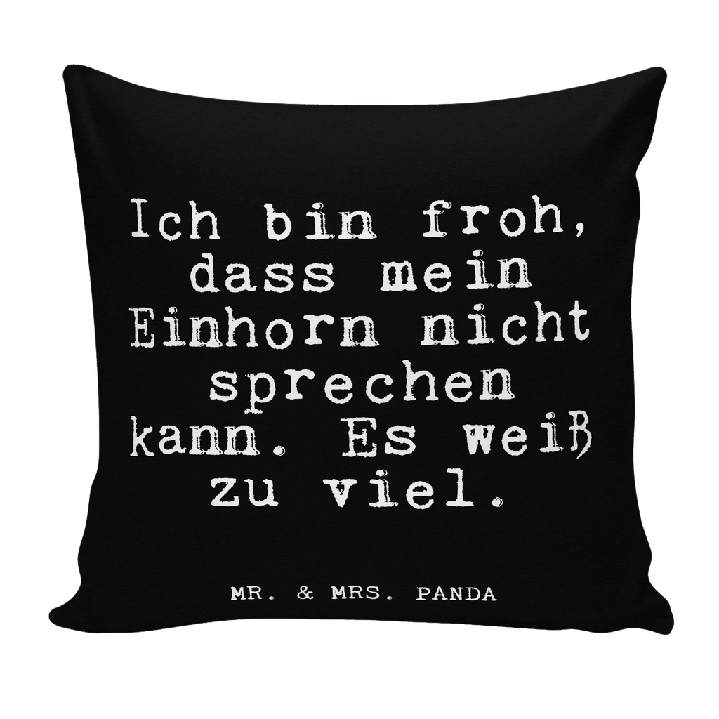 40x40 Kissen Fun Talk Ich bin froh, dass mein Einhorn nicht sprechen kann. Es weiß zu viel. Kissenhülle, Kopfkissen, Sofakissen, Dekokissen, Motivkissen, sofakissen, sitzkissen, Kissen, Kissenbezüge, Kissenbezug 40x40, Kissen 40x40, Kissenhülle 40x40, Zierkissen, Couchkissen, Dekokissen Sofa, Sofakissen 40x40, Dekokissen 40x40, Kopfkissen 40x40, Kissen 40x40 Waschbar, Spruch, Sprüche, lustige Sprüche, Weisheiten, Zitate, Spruch Geschenke, Glizer Spruch Sprüche Weisheiten Zitate Lustig Weisheit Worte