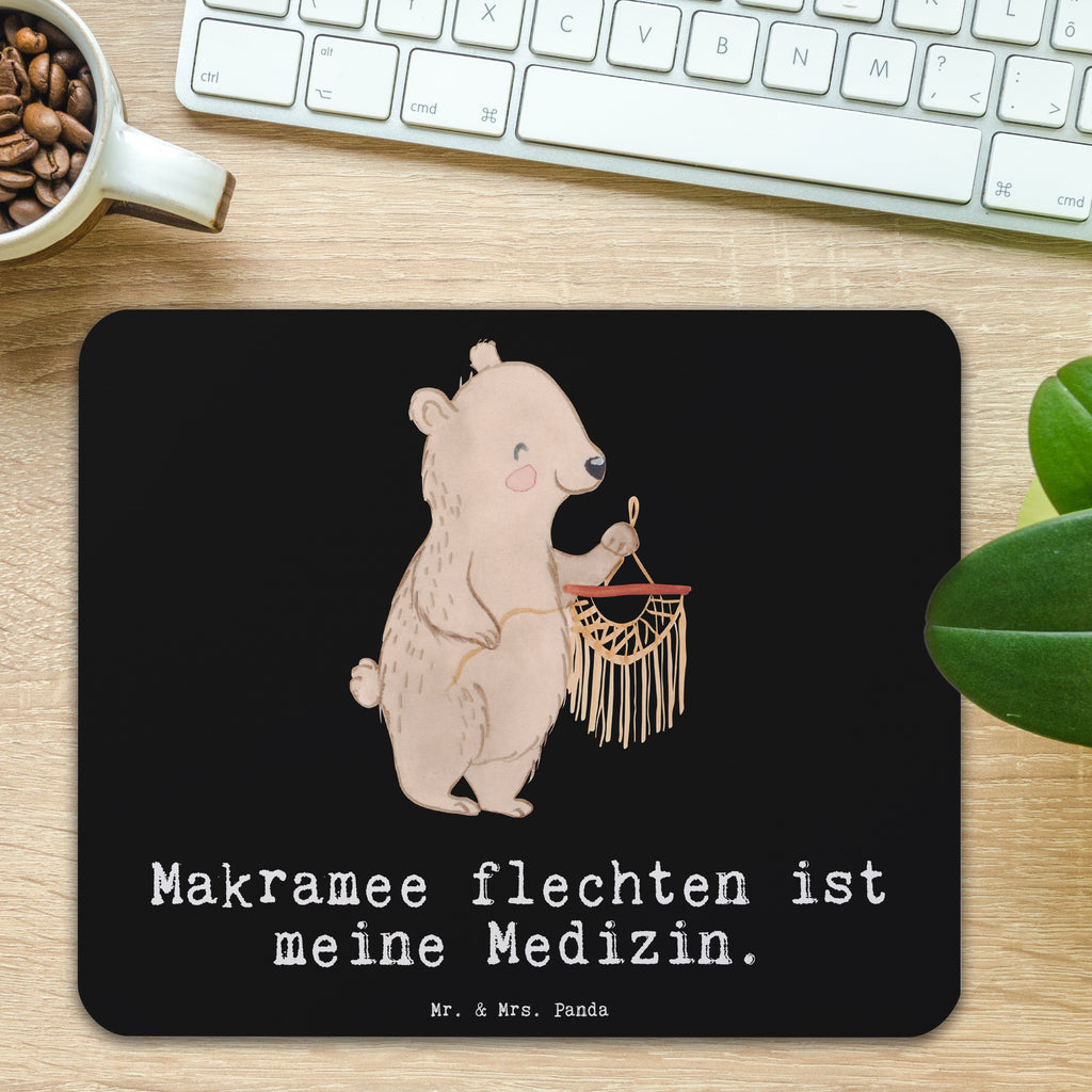 Mauspad Bär Makramee Medizin Mousepad, Computer zubehör, Büroausstattung, PC Zubehör, Arbeitszimmer, Mauspad, Einzigartiges Mauspad, Designer Mauspad, Mausunterlage, Mauspad Büro, Geschenk, Sport, Sportart, Hobby, Schenken, Danke, Dankeschön, Auszeichnung, Gewinn, Sportler, Makramee, Basteln, Basteln mit Makramee