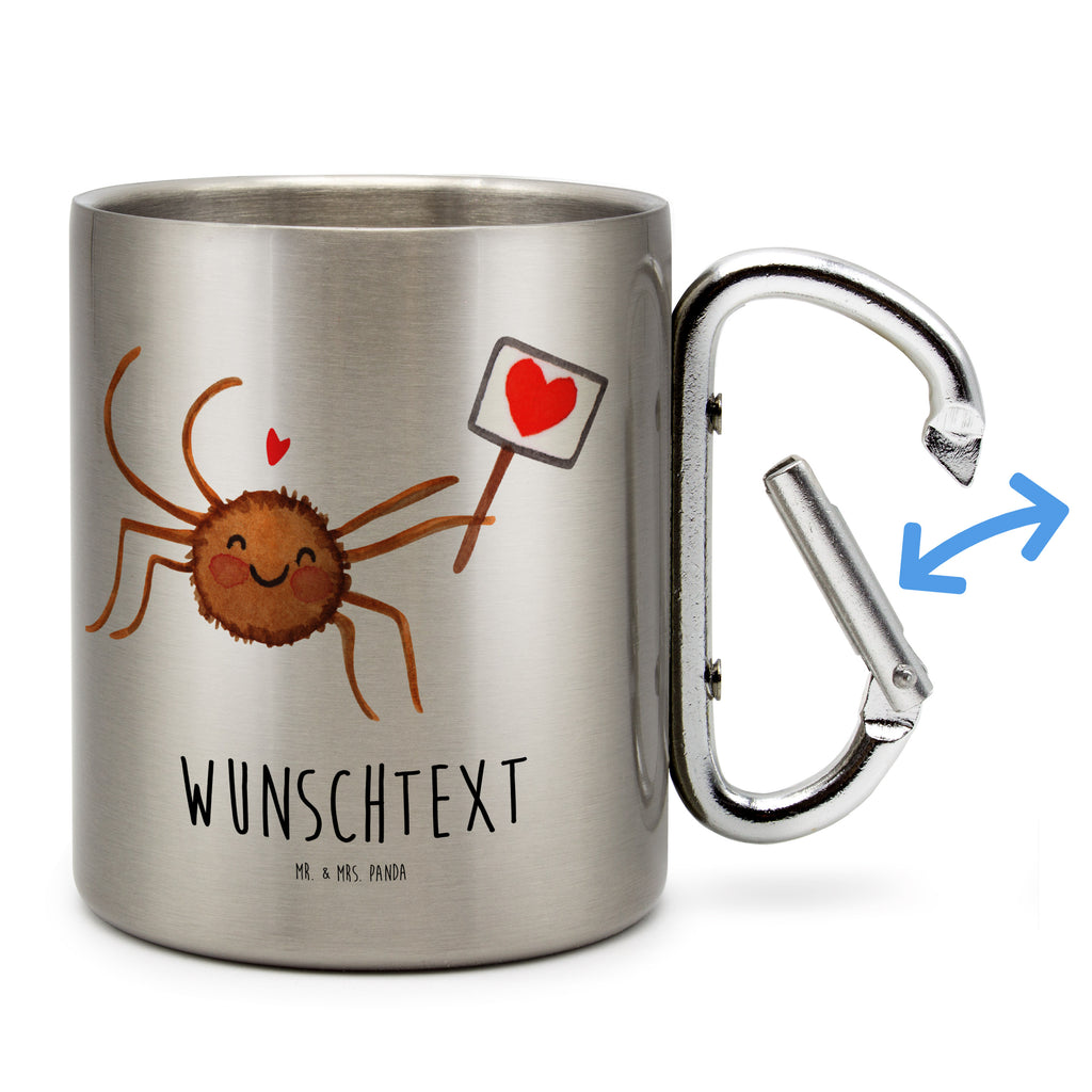 Personalisierter Edelstahlbecher Spinne Agathe Motivation Personalisierte Edelstahltasse, Personalisierter Edelstahlbecher, Personalisierter Outdoor Becher, Personalisierte Outdoor Tasse, Spinne Agathe, Spinne, Agathe, Videos, Merchandise, Motivation, Glück, Liebe, Vertrauen, Dankeschön