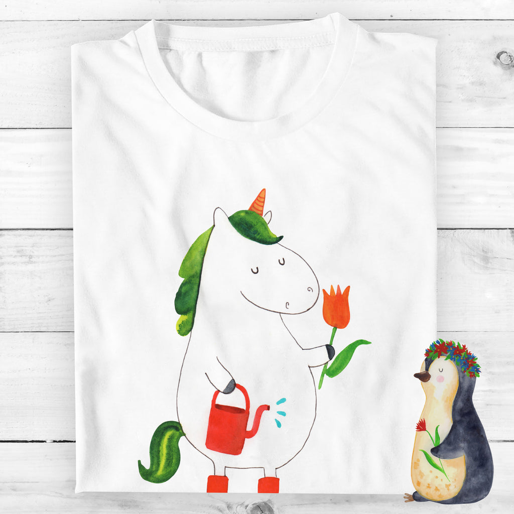 Personalisiertes T-Shirt Einhorn Gärtner T-Shirt Personalisiert, T-Shirt mit Namen, T-Shirt mit Aufruck, Männer, Frauen, Wunschtext, Bedrucken, Einhorn, Einhörner, Einhorn Deko, Pegasus, Unicorn, Luftballon, Gießkanne, Giesskanne, Lebenslust, Freude, Blume, Freundin, Garten, Stiefel