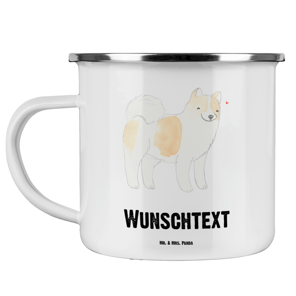 Personalisierte Emaille Tasse Thai Bangkaew Lebensretter Emaille Tasse personalisiert, Emaille Tasse mit Namen, Campingtasse personalisiert, Namenstasse, Campingtasse bedrucken, Campinggeschirr personalsisert, tasse mit namen, personalisierte tassen, personalisierte tasse, tasse selbst gestalten, tasse bedrucken, tassen bedrucken, Hund, Hunderasse, Rassehund, Hundebesitzer, Geschenk, Tierfreund, Schenken, Welpe, Thai Bangkaew Dog