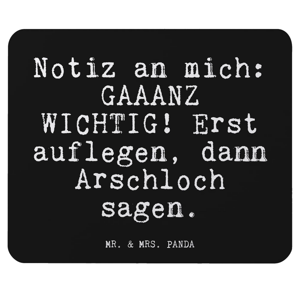 Mauspad Fun Talk Notiz an mich: GAAANZ WICHTIG! Erst auflegen, dann Arschloch sagen. Mousepad, Computer zubehör, Büroausstattung, PC Zubehör, Arbeitszimmer, Mauspad, Einzigartiges Mauspad, Designer Mauspad, Mausunterlage, Mauspad Büro, Spruch, Sprüche, lustige Sprüche, Weisheiten, Zitate, Spruch Geschenke, Glizer Spruch Sprüche Weisheiten Zitate Lustig Weisheit Worte