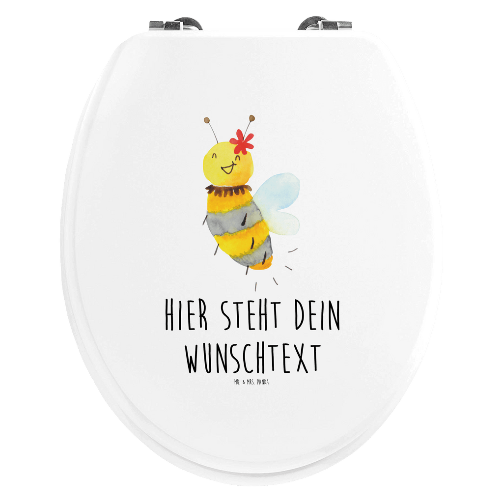 Personalisierter WC Sitz Motiv Biene Blume Personalisierte Klobrille, Personalisierter Klodeckel, Personalisierter Toilettendeckel, Personalisierter WC-Sitz, Toilettendeckel mit Namen, WC Sitz mit Namen, Biene, Wespe, Hummel