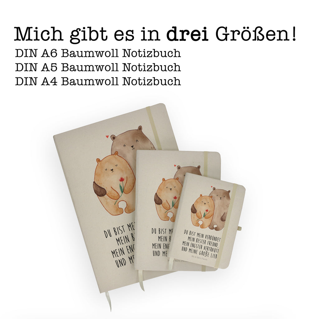 Baumwoll Notizbuch Bären Liebe Notizen, Eintragebuch, Tagebuch, Notizblock, Adressbuch, Journal, Kladde, Skizzenbuch, Notizheft, Schreibbuch, Schreibheft, Liebe, Partner, Freund, Freundin, Ehemann, Ehefrau, Heiraten, Verlobung, Heiratsantrag, Liebesgeschenk, Jahrestag, Hocheitstag, Verliebt, Verlobt, Verheiratet, Geschenk Freundin, Geschenk Freund, Liebesbeweis, Hochzeitstag, Geschenk Hochzeit, Bären, Bärchen, Bär