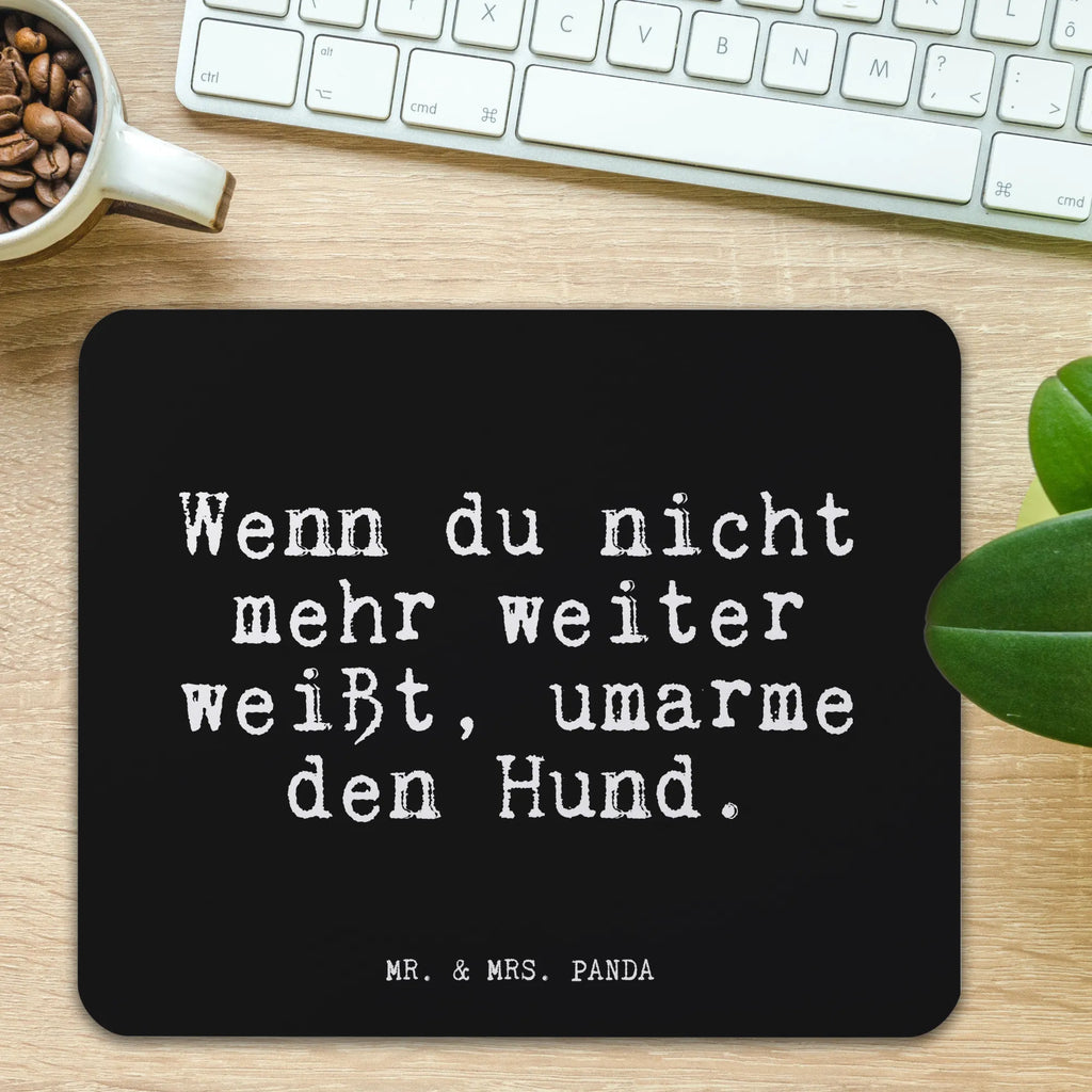 Mauspad Fun Talk Wenn du nicht mehr weiter weißt, umarme den Hund. Mousepad, Computer zubehör, Büroausstattung, PC Zubehör, Arbeitszimmer, Mauspad, Einzigartiges Mauspad, Designer Mauspad, Mausunterlage, Mauspad Büro, Spruch, Sprüche, lustige Sprüche, Weisheiten, Zitate, Spruch Geschenke, Glizer Spruch Sprüche Weisheiten Zitate Lustig Weisheit Worte