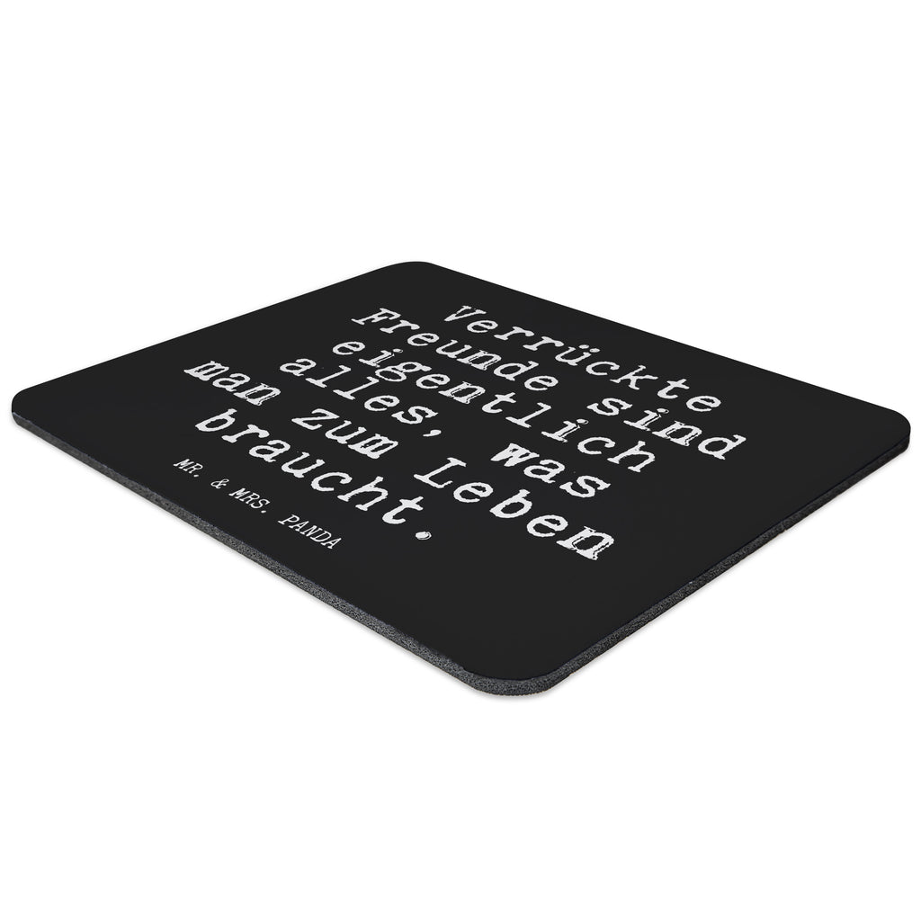 Mauspad Verrückte Freunde sind eigentlich... Mousepad, Computer zubehör, Büroausstattung, PC Zubehör, Arbeitszimmer, Mauspad, Einzigartiges Mauspad, Designer Mauspad, Mausunterlage, Mauspad Büro, Spruch, Sprüche, lustige Sprüche, Weisheiten, Zitate, Spruch Geschenke, Glizer Spruch Sprüche Weisheiten Zitate Lustig Weisheit Worte