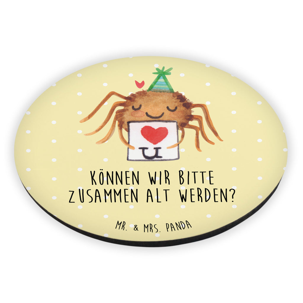 Rund Magnet Spinne Agathe Brief Kühlschrankmagnet, Pinnwandmagnet, Souvenir Magnet, Motivmagnete, Dekomagnet, Whiteboard Magnet, Notiz Magnet, Kühlschrank Dekoration, Spinne Agathe, Spinne, Agathe, Videos, Merchandise, Liebesbeweis, Ich Liebe dich, Heiratsantrag, Verliebt, Liebespaar, Liebesgeschenk, Treuebeweis, Treuetest