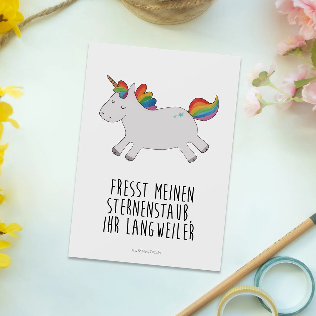 Postkarte Einhorn Happy Postkarte, Karte, Geschenkkarte, Grußkarte, Einladung, Ansichtskarte, Geburtstagskarte, Einladungskarte, Dankeskarte, Ansichtskarten, Einladung Geburtstag, Einladungskarten Geburtstag, Einhorn, Einhörner, Einhorn Deko, Unicorn, glücklich, fröhlich, Spaß, Freude, Lebensfreude, witzig, spannend, Lächeln, Lachen