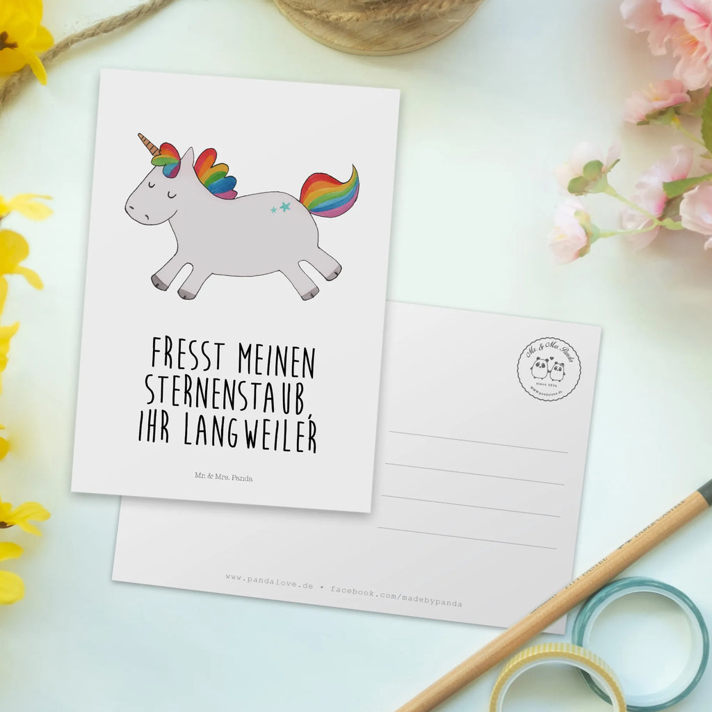 Postkarte Einhorn Happy Postkarte, Karte, Geschenkkarte, Grußkarte, Einladung, Ansichtskarte, Geburtstagskarte, Einladungskarte, Dankeskarte, Ansichtskarten, Einladung Geburtstag, Einladungskarten Geburtstag, Einhorn, Einhörner, Einhorn Deko, Unicorn, glücklich, fröhlich, Spaß, Freude, Lebensfreude, witzig, spannend, Lächeln, Lachen