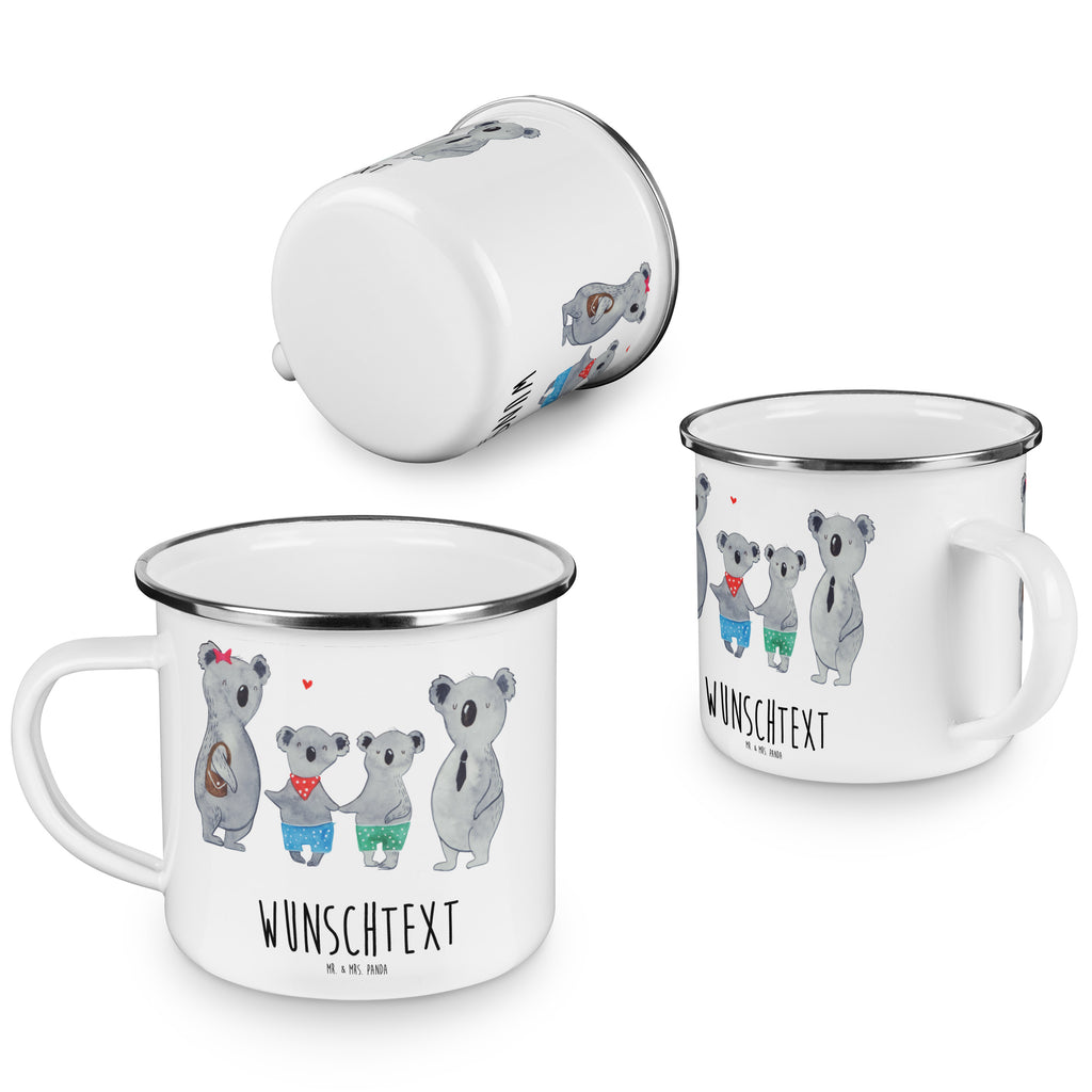 Personalisierte Emaille Tasse Koala Familie zwei Emaille Tasse personalisiert, Emaille Tasse mit Namen, Campingtasse personalisiert, Namenstasse, Campingtasse bedrucken, Campinggeschirr personalsisert, Familie, Vatertag, Muttertag, Bruder, Schwester, Mama, Papa, Oma, Opa, Koala, Koalabär, beste Familie, Familienzeit, Familienleben, Koalafamilie, Lieblingsfamilie