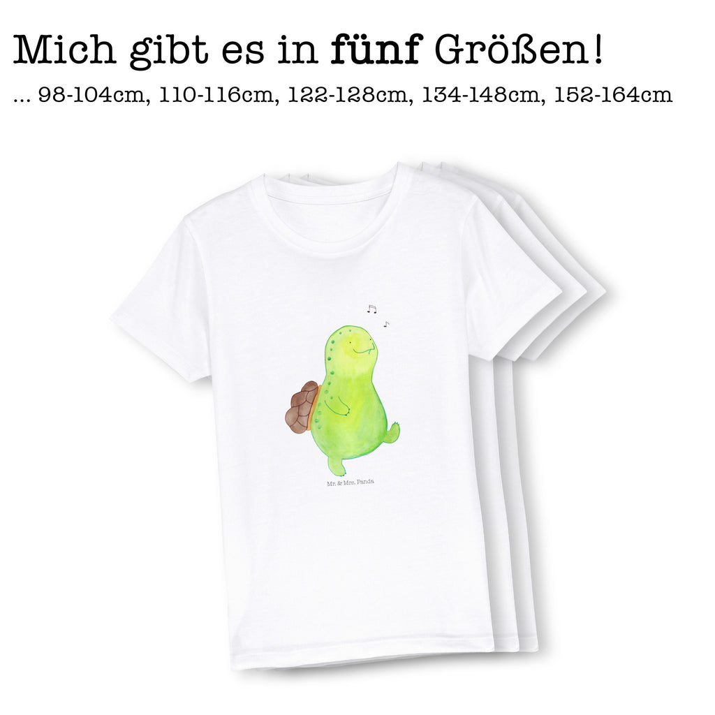 Organic Kinder T-Shirt Schildkröte Pfeifen Kinder T-Shirt, Kinder T-Shirt Mädchen, Kinder T-Shirt Jungen, Schildkröte, Schildi, Schildkröten, fröhlich, Glück, Motivation, Lebensfreude, Depression, Trennung, Neuanfang