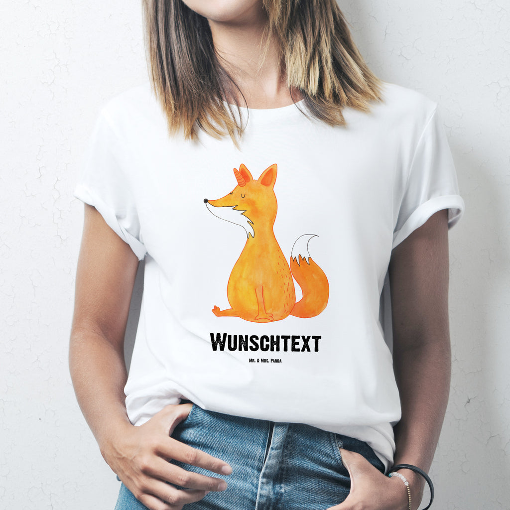 Personalisiertes T-Shirt Fuchshörnchen Wunsch T-Shirt Personalisiert, T-Shirt mit Namen, T-Shirt mit Aufruck, Männer, Frauen, Wunschtext, Bedrucken, Einhorn, Einhörner, Einhorn Deko, Pegasus, Unicorn, Fuchs, Unicorns, Fuchshörnchen, Fuchshorn, Foxycorn, Füchse