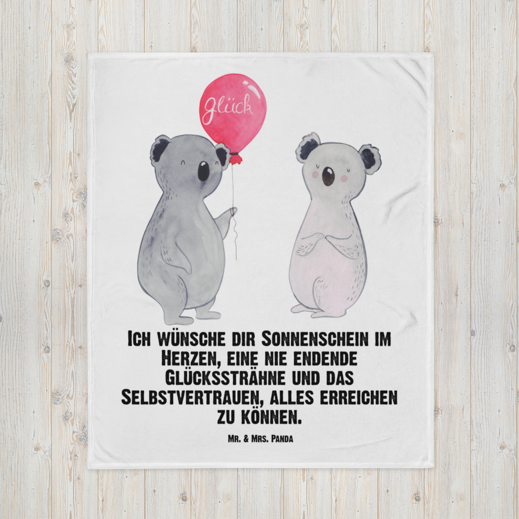 Kuscheldecke Koala Luftballon Decke, Wohndecke, Tagesdecke, Wolldecke, Sofadecke, Koala, Koalabär, Luftballon, Party, Geburtstag, Geschenk