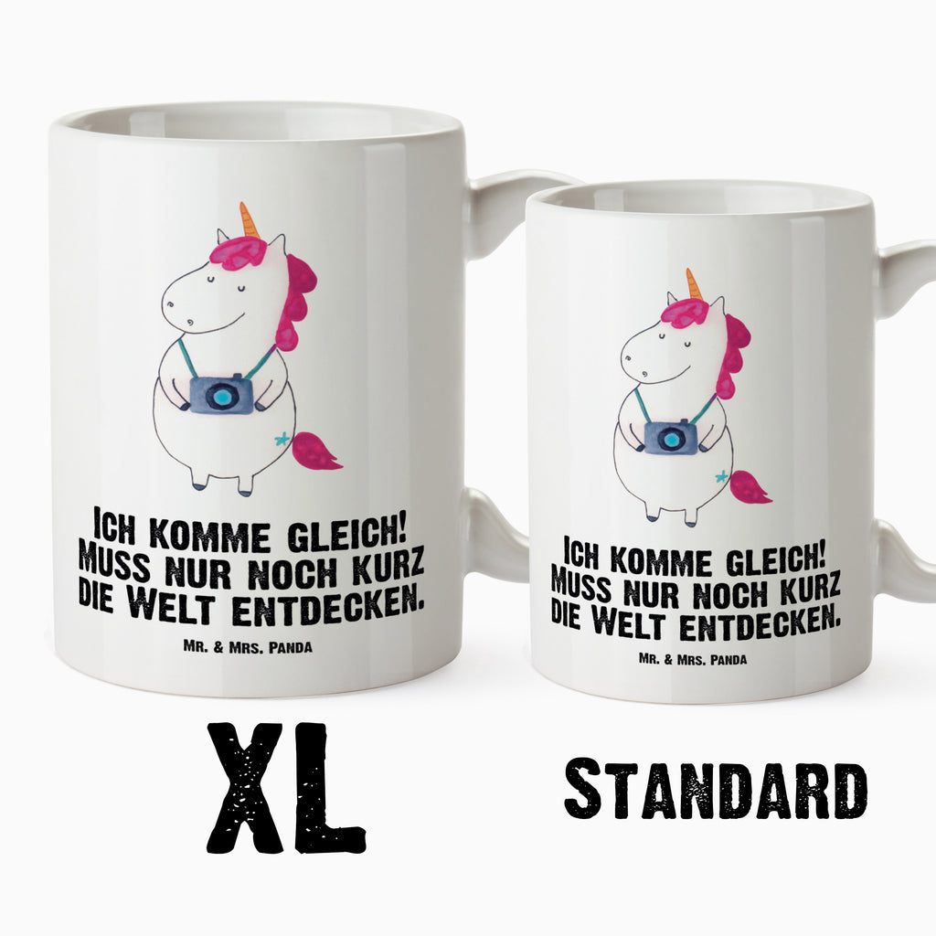 XL Tasse Einhorn Fotograf XL Tasse, Große Tasse, Grosse Kaffeetasse, XL Becher, XL Teetasse, spülmaschinenfest, Jumbo Tasse, Groß, Einhorn, Einhörner, Einhorn Deko, Pegasus, Unicorn, Fotograf, Fotografie, Kamera, Reisen, Weltreise, Weltenbummler, Urlaub, Tourist, Kurztrip, Reise, Städtereise