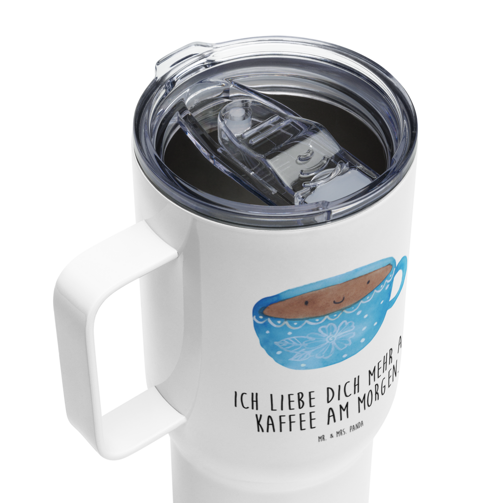 XXL Thermobecher Kaffee Tasse Thermobecher, XL Thermobecher, Reisebecher, XL Reisetasse, Großer Thermobecher, Autobecher, Jumbo Becher, Tiermotive, Gute Laune, lustige Sprüche, Tiere, Kaffee, Tasse, Liebe, Geschmack, Genuss, Glücklich