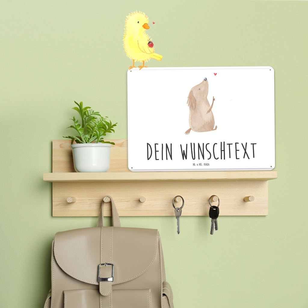 Personalisiertes Blechschild Hund Liebe Blechschild, Metallschild, Geschenk Schild, Schild, Magnet-Metall-Schild, Deko Schild, Wandschild, Wand-Dekoration, Türschild, Hund, Hundemotiv, Haustier, Hunderasse, Tierliebhaber, Hundebesitzer, Sprüche, Liebe, Hundeglück, Hundeliebe, Hunde, Frauchen