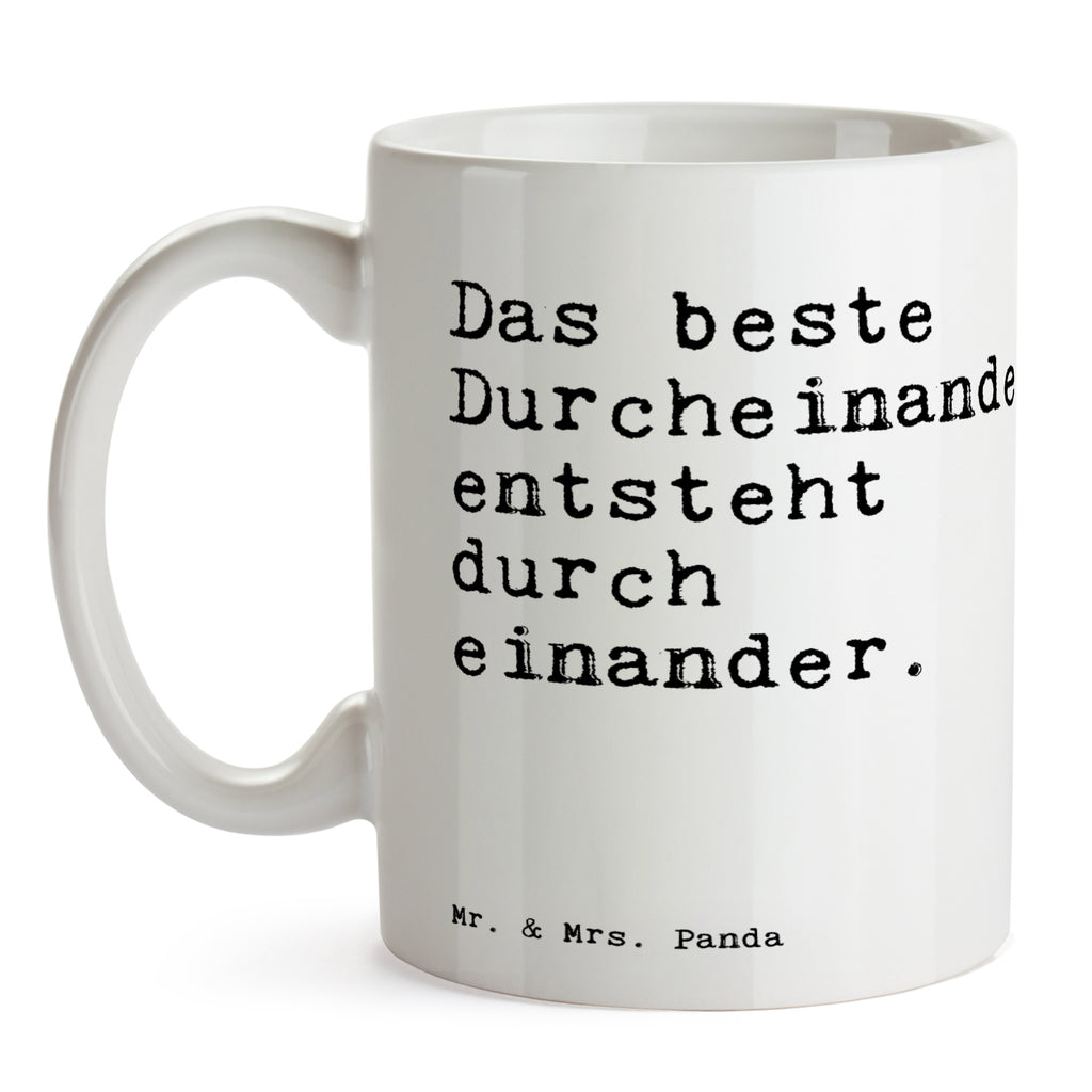 Tasse Sprüche und Zitate Das beste Durcheinander entsteht durch einander. Tasse, Kaffeetasse, Teetasse, Becher, Kaffeebecher, Teebecher, Keramiktasse, Porzellantasse, Büro Tasse, Geschenk Tasse, Tasse Sprüche, Tasse Motive, Kaffeetassen, Tasse bedrucken, Designer Tasse, Cappuccino Tassen, Schöne Teetassen, Spruch, Sprüche, lustige Sprüche, Weisheiten, Zitate, Spruch Geschenke, Spruch Sprüche Weisheiten Zitate Lustig Weisheit Worte