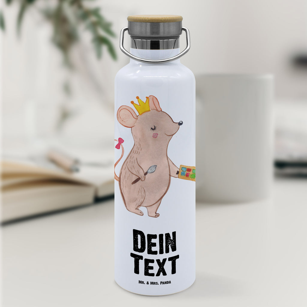 Personalisierte Trinkflasche Make Up Artist mit Herz Personalisierte Trinkflasche, Trinkflasche mit Namen, Trinkflasche bedrucken, Flasche personalisiert, Trinkflasch mit Aufdruck, Trinkflasche Werbegeschenk, Namensaufdruck Trinkflasche, Sportflasche personalisiert, Trinkflasche Sport, Beruf, Ausbildung, Jubiläum, Abschied, Rente, Kollege, Kollegin, Geschenk, Schenken, Arbeitskollege, Mitarbeiter, Firma, Danke, Dankeschön, Kosmetiker, Make Up Artist, Maskenbildner, Visagist, Beauty Salon, Kosmetikstudio, Eröffnung